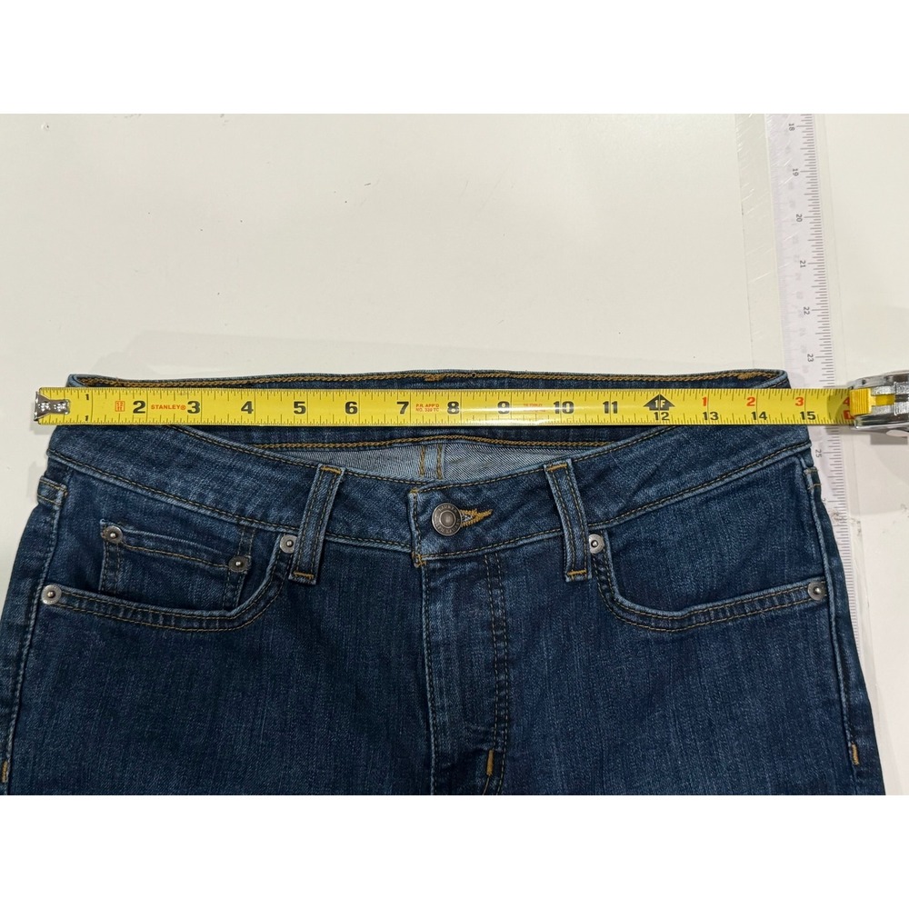Lauren Ralph Lauren Straight Leg Raw Hem Jeans Dark Wash Blue Womens Size 8 - Picture 7 of 12